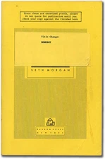 Seth MORGAN / Homeboy Uncorrected Proof 1st 1990