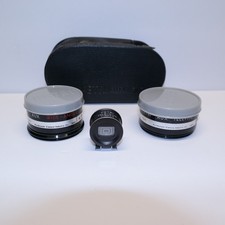 Vintage Made In Japan Petri Aux Wide-angle and Telephoto lens w/Tele-wide Finder