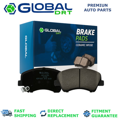 4x Front CERAMIC Brake Pad D2190 Fit Hyundai Accent 2018-2022 1.6L L4 Gas GLS GL