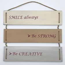 Amy Energie Decorative Wood Wall Hanging Decor