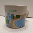 Starbucks Mug céramique You Are Here Waikiki Hawaï blanc bleu vert