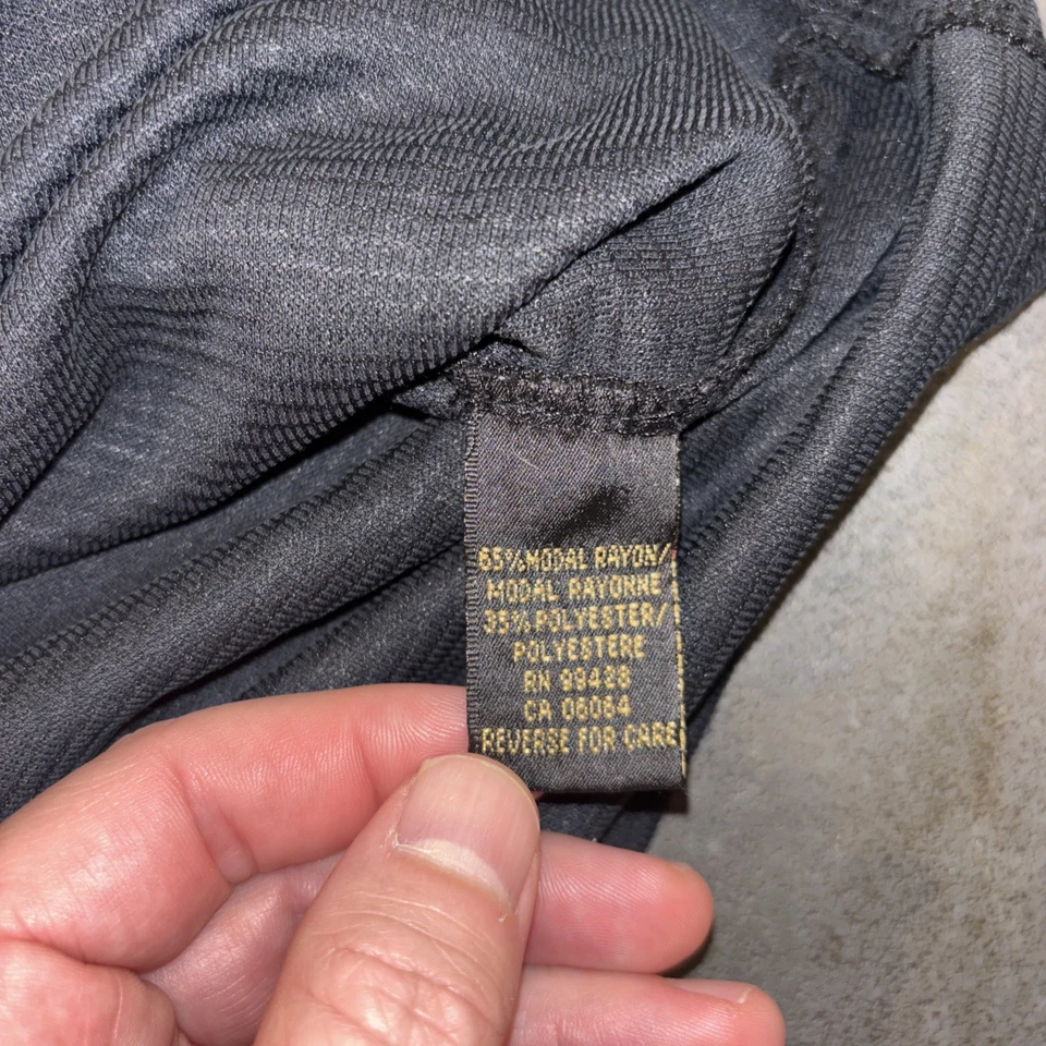 BUGATCHI UOMO Short Sleeve T-Shirt Mens Large Top Crew Neck Black Performance - Image 3 of 4