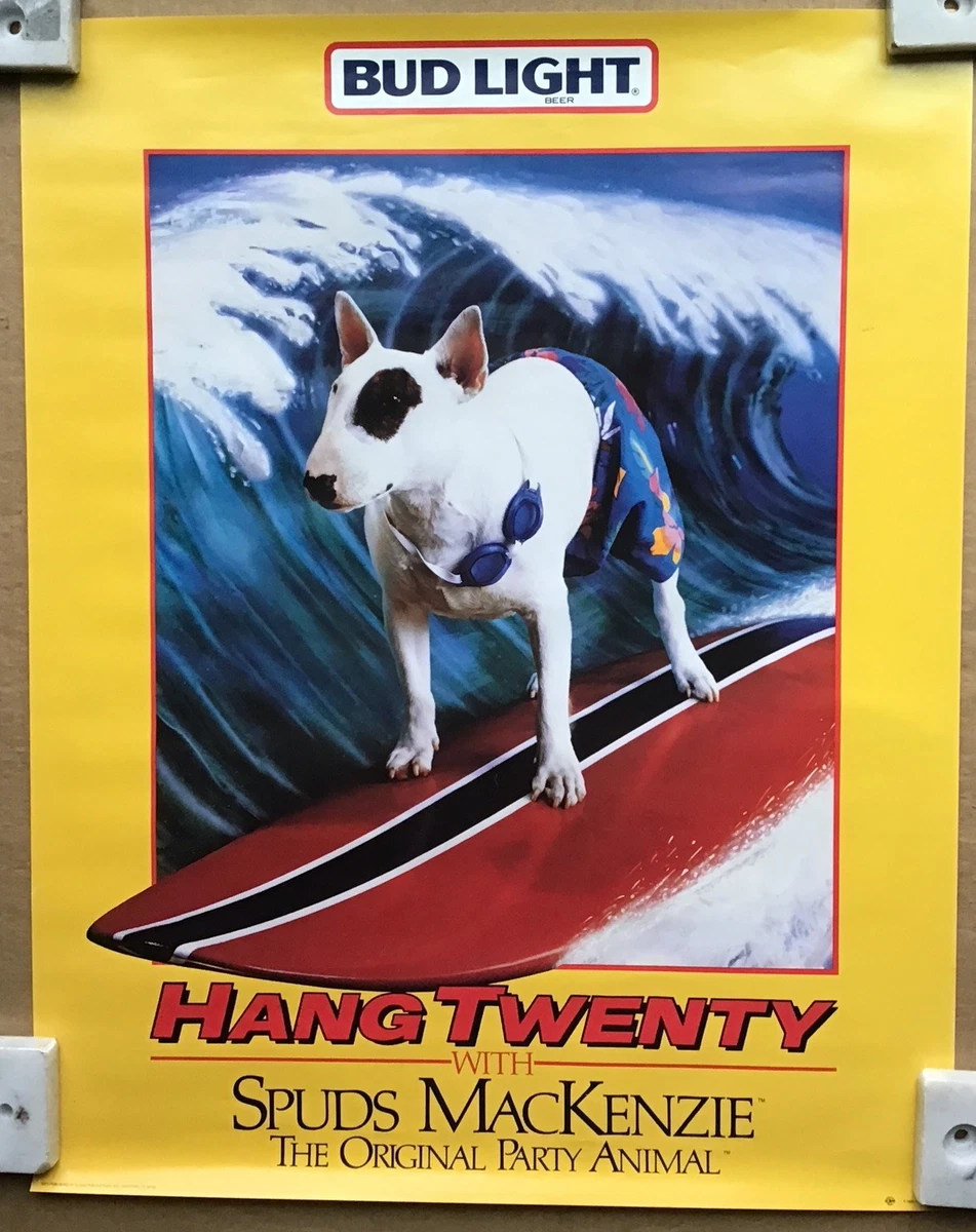 Spuds Mackenzie In Collectible Beer Posters & Prints for sale | eBay