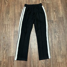 Kidoriman Sutorai Side Stripe Pants Black Mens Small Knit Track Loungewear