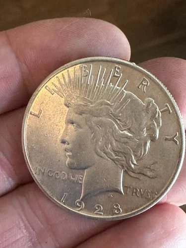 Semi Key Date 1928-S Peace Silver Dollar Nice Original AU No Issues Light Toning