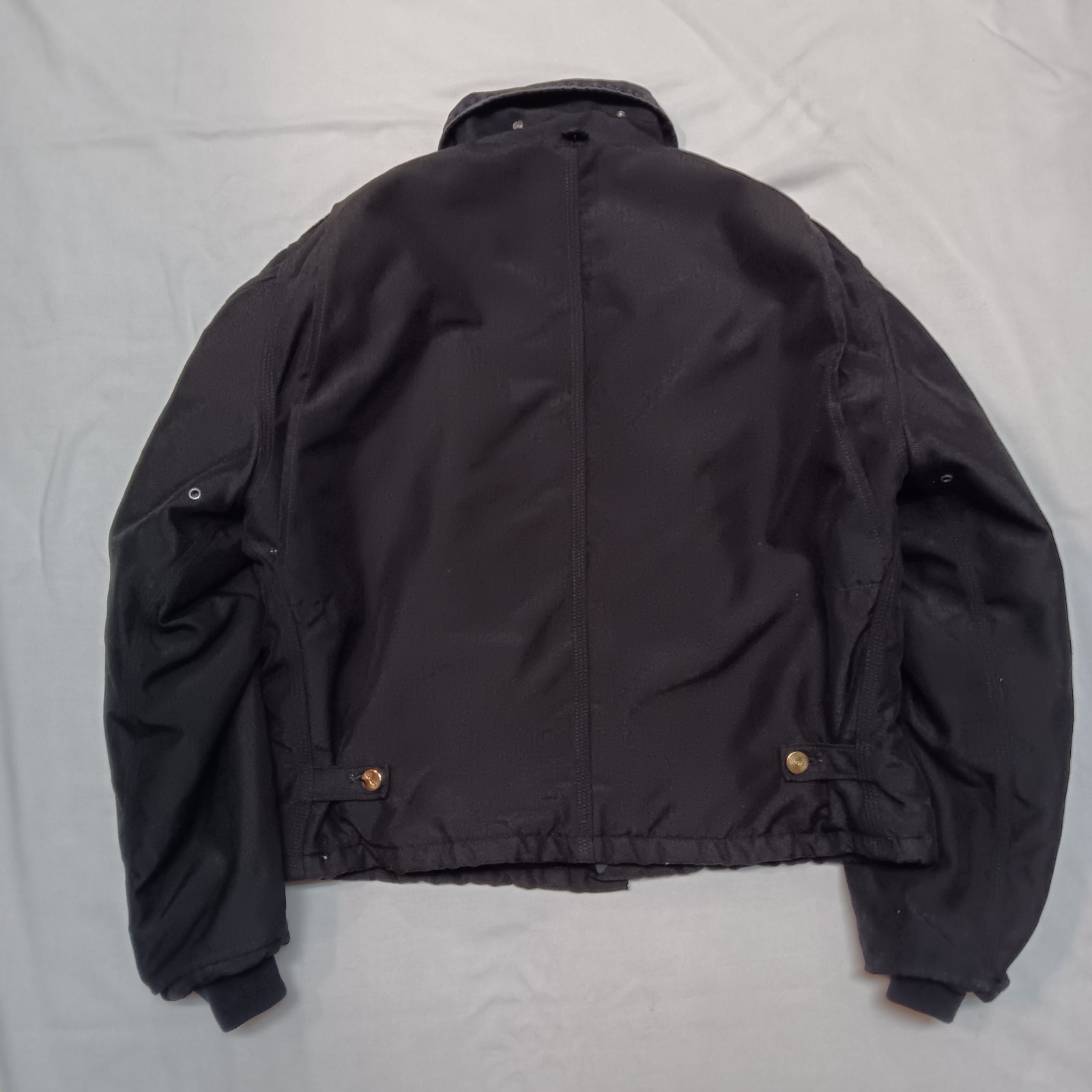 Carhartt J20 BLK Jacket Mens M Regular Arctic Quilt Lined USA Spellout Vintage thumbnail 9