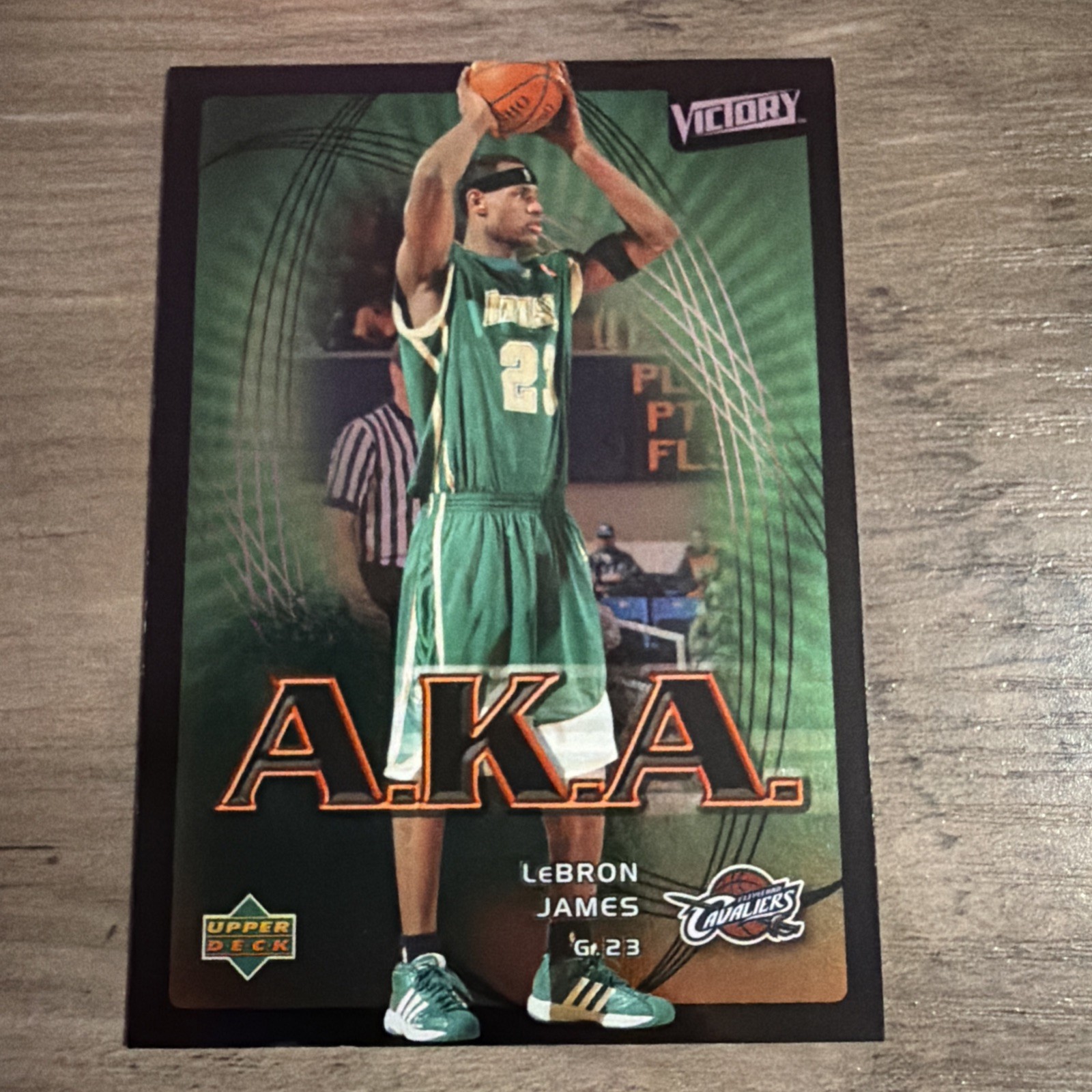 2003-04 Upper Deck Victory - A.K.A. LeBron James #206 (RC)