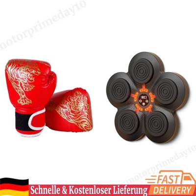 Boxing Gloves Breathable Sanda Boxing Gloves for Training Sandbag (Red Children)