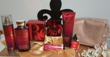 RARE Bath Body Works FOREVER RED 2.4 oz Eau de parfum 5 pc set Cosmetic ba