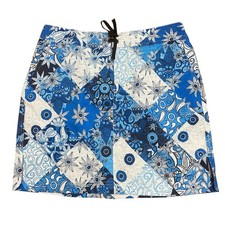 Hawaii Rip Skirt Large Patchwork Print Floral Nautical Tropical Hawaiian Beachy