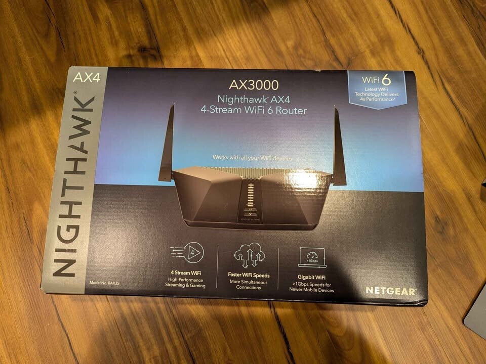 NETGEAR Nighthawk AX3000 4-Stream Dual-Band Wi-Fi 6 Router - RAX35 ...