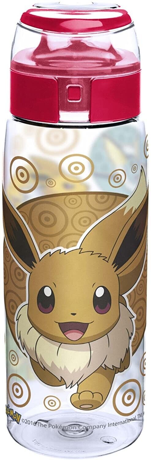 Agua/Bebidas/Hidratación Botella - Tapa Abatible - Pokemon - Eevee