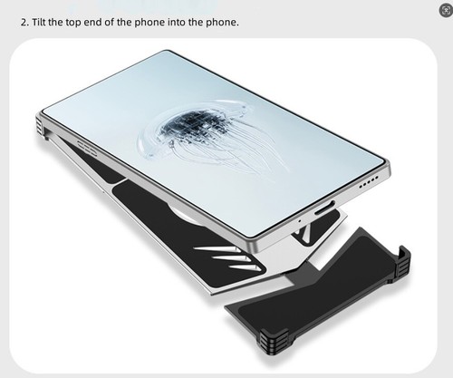 Magnetic Metal Frameless Stand Cover For ZTE nubia Red Magic 10 9S 9 Pro + Plus - Picture 18 of 21