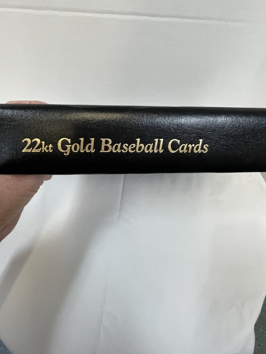 Danbury Mint 22kt Gold Baseball Cards Cooperstown Collection