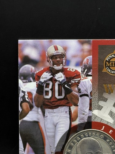 1998 Pinnacle Mint Collection Nickel Jerry Rice NM #10 RARE COIN San Fran 49ERS - Picture 5 of 11