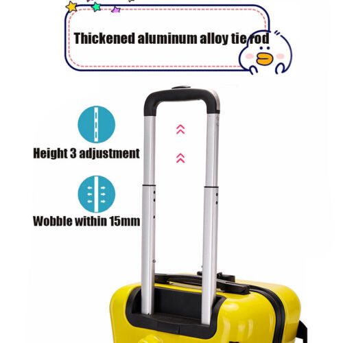 New Children Rolling Luggage Spinner 20 Inch Wheels Suitcase Kids Cabin Trolley - Picture 7 of 9