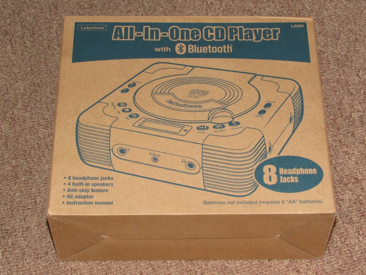 Lakeshore All-In-One CD Player with Bluetooth New and seal
