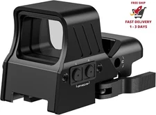 Mira de punto rojo y verde con 4 retículas, mira réflex, montaje de desmontaje