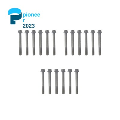 #ad #ad 18x Cylinder Head Bolt For Kubota L2800F L3010F Engine V2203 V1903 19013 03450 $99.49