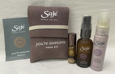 New Saje Natural Wellness You’re Awesome Yoga Essential Oil Kit 3 pack