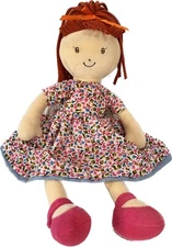 Bonikka Share the Love 15” Molly Rag Doll Floral Dress Plush Stuffed Toy