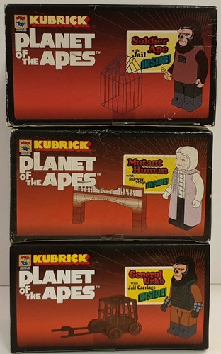 PLANET OF THE APES : SOLDIER APE, GENERAL URKO & MUTANT HUMAN KUBRICK SETS - Picture 5 of 5