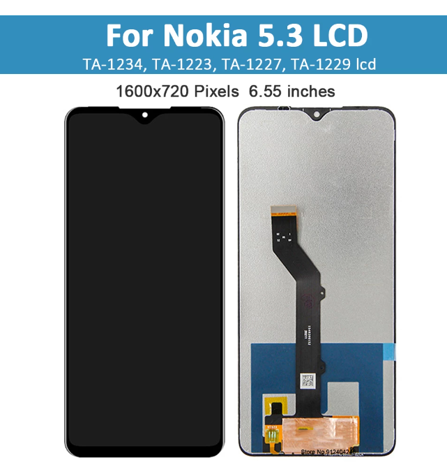 OEM LCD Display Touch Screen Digitizer Assembly For Nokia 5.3 TA