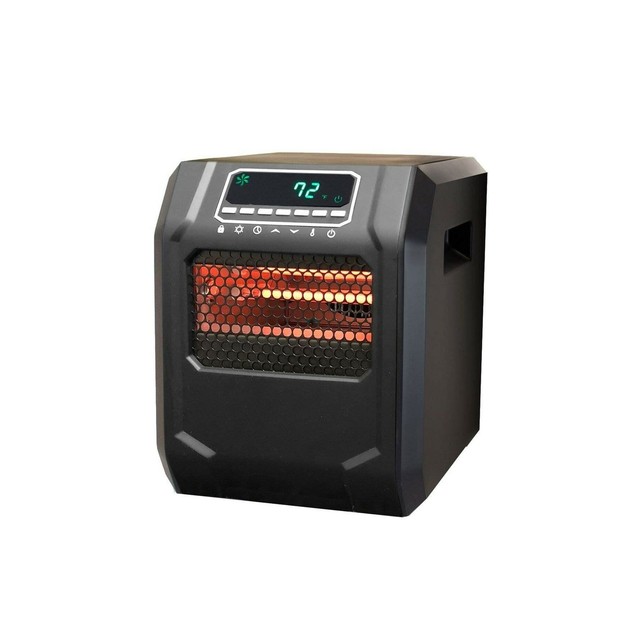 Lifesmart ZCHT1001US Zone Series 4 Element Infrared Black ...