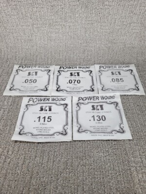 S I T 5 Strings Electric Bass Power Steel Long Scale Set.050 .070 .085 .115 .130