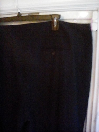 NWT CATO WOMAN PLUS SIZE 26W NAVY BLUE CAREER CAPRI - 第 4/5 張圖片