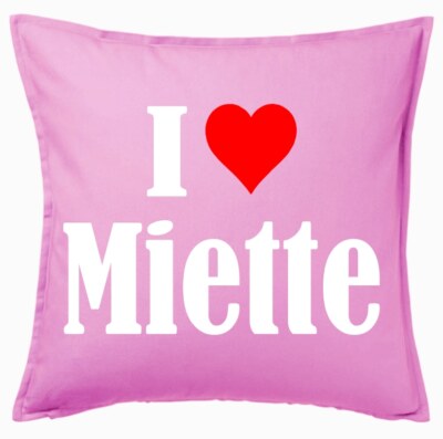I Love Miette Kissenbezug Pink Ich Liebe Miette 105997