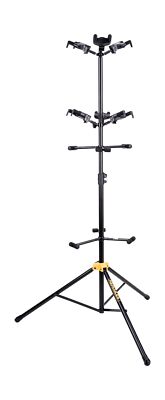 Hercules GS526BPLUS Auto Grip 6 Guitar Stand,Black
