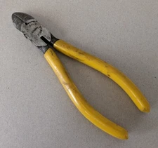 Vintage KR TOOLS Wire Cutters Snips Drop Forged Mechanics Tool - Made in Taiwan