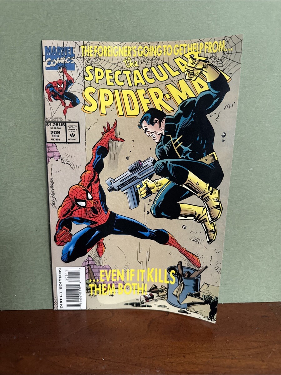 SPECTACULAR SPIDERMAN #209 FEATURES THE FOREIGNER 9.0 | eBay