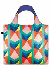LOQI Geometric 2 Triangles Reusable Shopping Bag