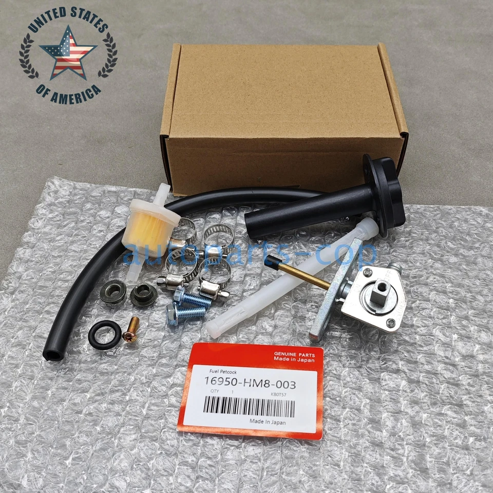 OEM Fuel Valve Petcock Shut Off Tank Switch Kit Fits For Honda Rancher 350 US - Imagem 2 de 4