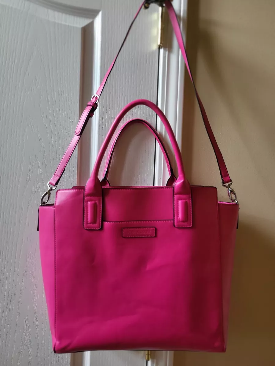 Vera Bradley Large LEATHER Fuchsia Pink Tote