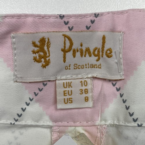 Pringle of Scotland Argyle White Bermuda Shorts Size EU 38 UK 10 US 8 W31 - Picture 5 of 10