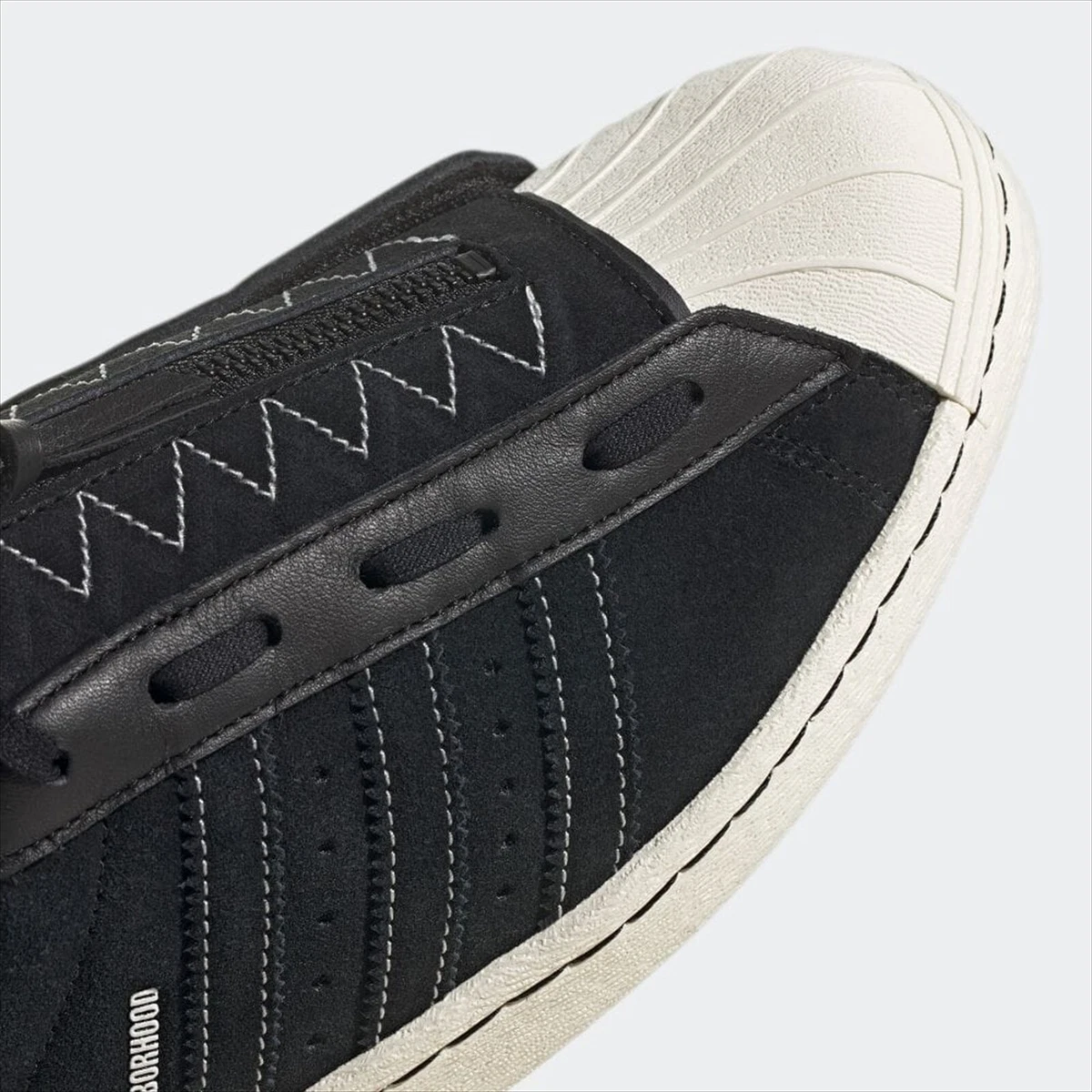NEIGHBORHOOD ADIDAS ORIGINALS SUPERSTAR SS80S NBHD BLACK WHITE GX1400 US 9.5