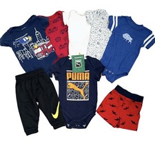 Baby Boy Bodysuit, Pants  Shorts Bundle Size 12 Months