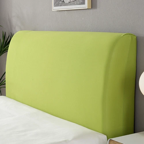 Stretch Bed Head Cover Pure Color Bed Head Slipcover Bedside Dust-proof Decor AU - Picture 7 of 25