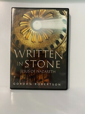 Written In Stone Jesus of Nazareth by Gordon Robertson (DVD USED- Box has dents