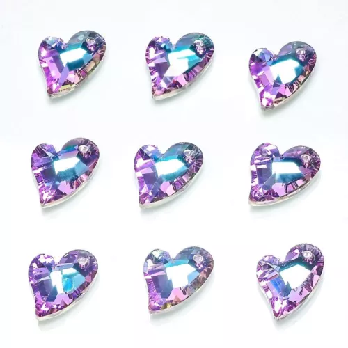 Multi Shape Crystal Charms - AB Color Glass Beads Jewelry Making Pendants 20Pcs - Picture 59 of 65