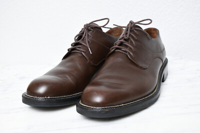 Cole Haan Dark Brown Leather Oxfords EXCELLENT CONDITION#Eclecticgrandpashoe 10 Cole Haan brown leather oxfords dress shoes mens 10 m  main image 2