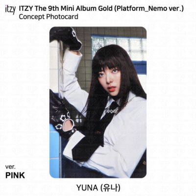 ITZY 9th Mini Album Gold Platform Nemo ver Photocard Poster QR