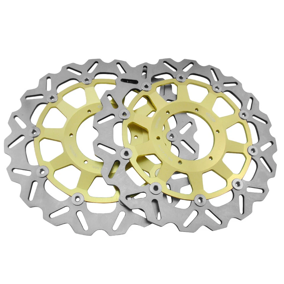 2PCS Front Brake Disc Rotors for Honda 2000 2001 CBR 929RR & CBR 954RR 2002 2003 Foto 2 de 4