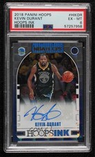 2018-19 Panini NBA Hoops Hoops Ink Kevin Durant #HI-KDR PSA 6 Auto 0g8q