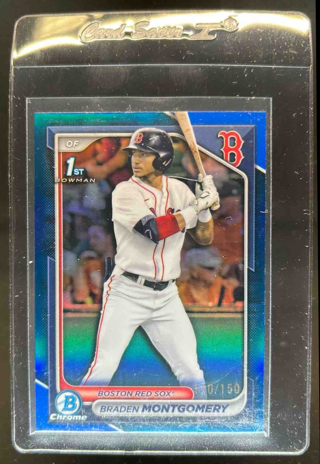 2024 Bowman Draft Braden Montgomery Chrome Blue Refractor 1st #/150