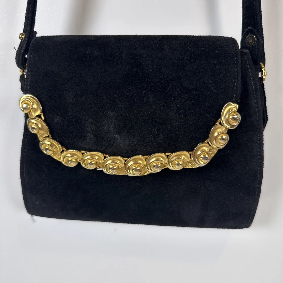 Cartera de terciopelo Glenn Miller para Ann Turk años 80 gamuza Foto 2 de 4