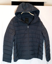 PAJAR Seneca NWOT Men XL Quilted Puffer Hood Jacket Lightweight Navy Blue
